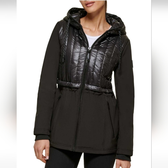 GUESS Hooded Zip Front Anorak Size Medium # 446 - Picture 5 of 5